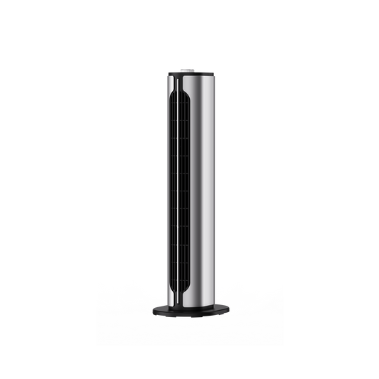 Termoventilador Vertical Cerámico PTC Canada 1500 W Plata y Negro Fabrilamp - vista principal | Fabrilamp / Abrila · Ref. 227311578