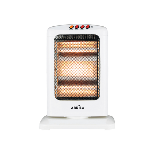 Estufa Eléctrica Portátil Candente 1200 W Oscilante Blanco Fabrilamp - vista principal | Fabrilamp / Abrila · Ref. 202321201