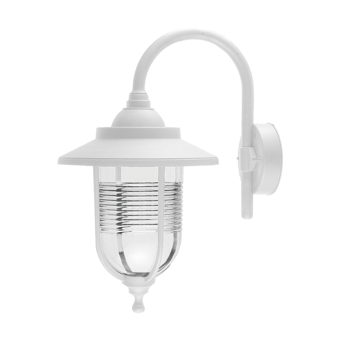 Aplique Exterior Canela 1xE27 IP44 Policarbonato Fabrilamp - vista principal | Fabrilamp / Abrila · Ref. 126061001