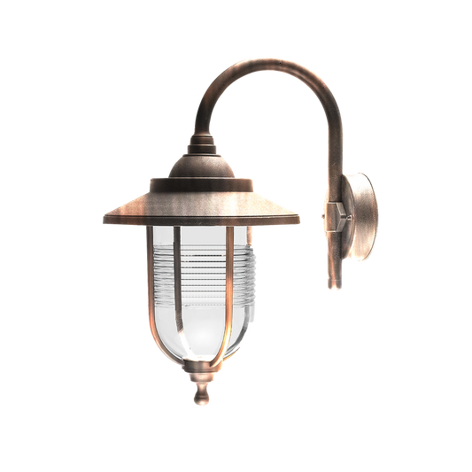 Aplique Exterior Canela 1xE27 IP44 Policarbonato Fabrilamp - vista principal | Fabrilamp / Abrila · Ref. 126061016