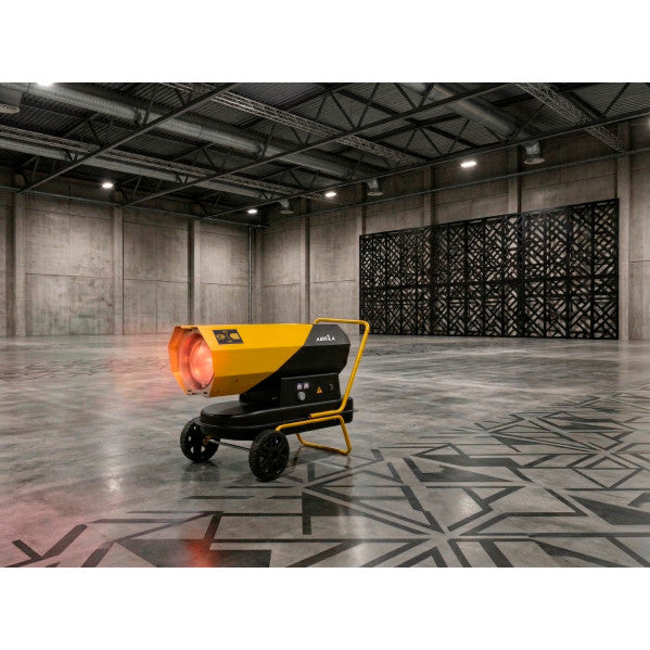 Cañón Calefactor a Gasóleo Dixon 30 kW Negro y Amarillo Fabrilamp - imagen 2 | Fabrilamp / Abrila