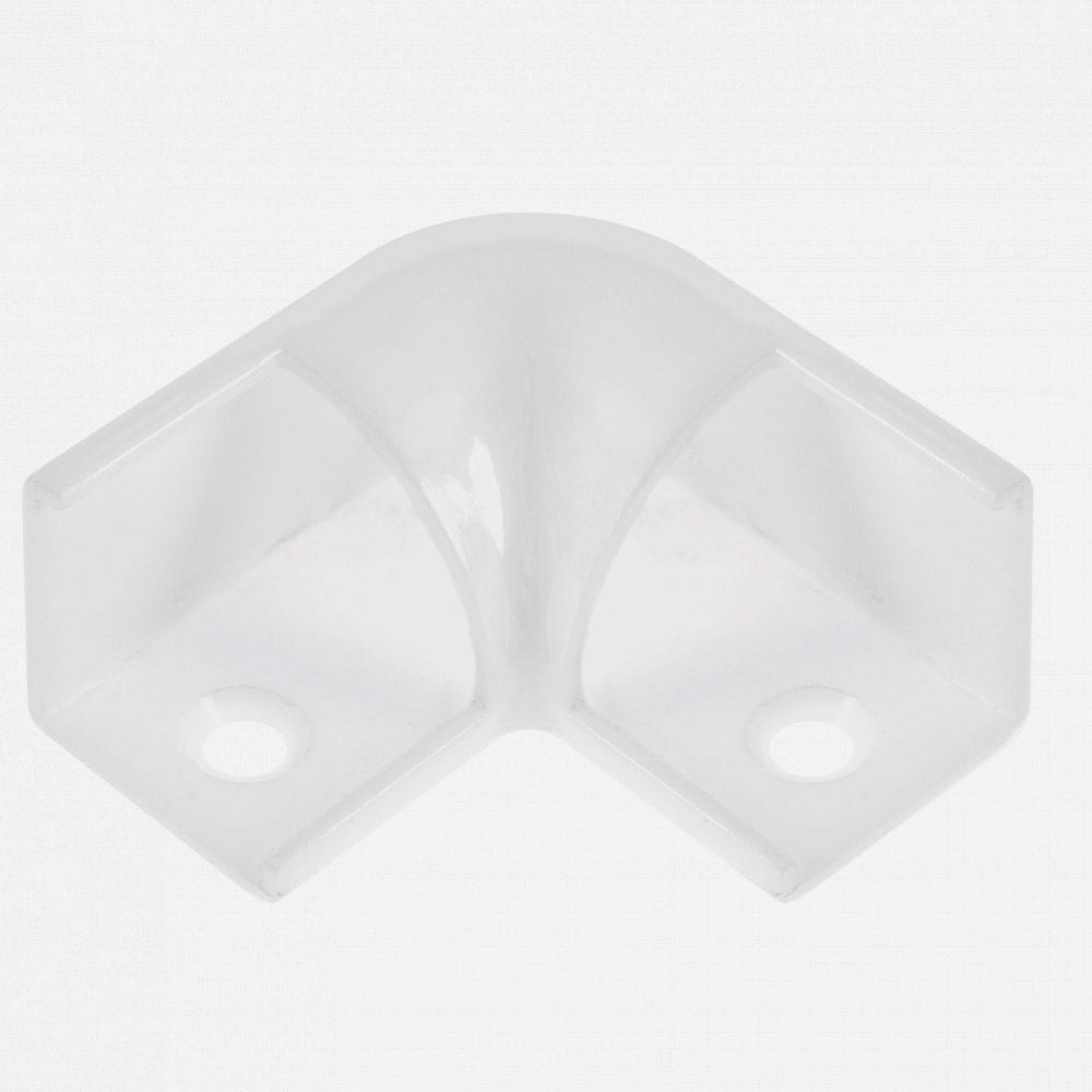 Canto escuadra fabricado en Policarbonato transparente, ideal para perfiles LED