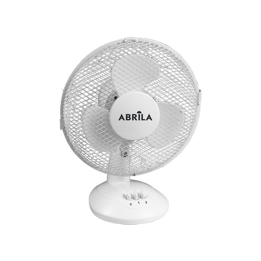 Ventilador de Sobremesa Cape Pequeño Blanco 25 W Oscilante Fabrilamp - vista principal | Fabrilamp / Abrila · Ref. 184171201