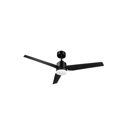 Ventilador de Techo con Luz Captus 132 cm Negro y Roble Fabrilamp - vista principal | Fabrilamp / Abrila · Ref. 212391309