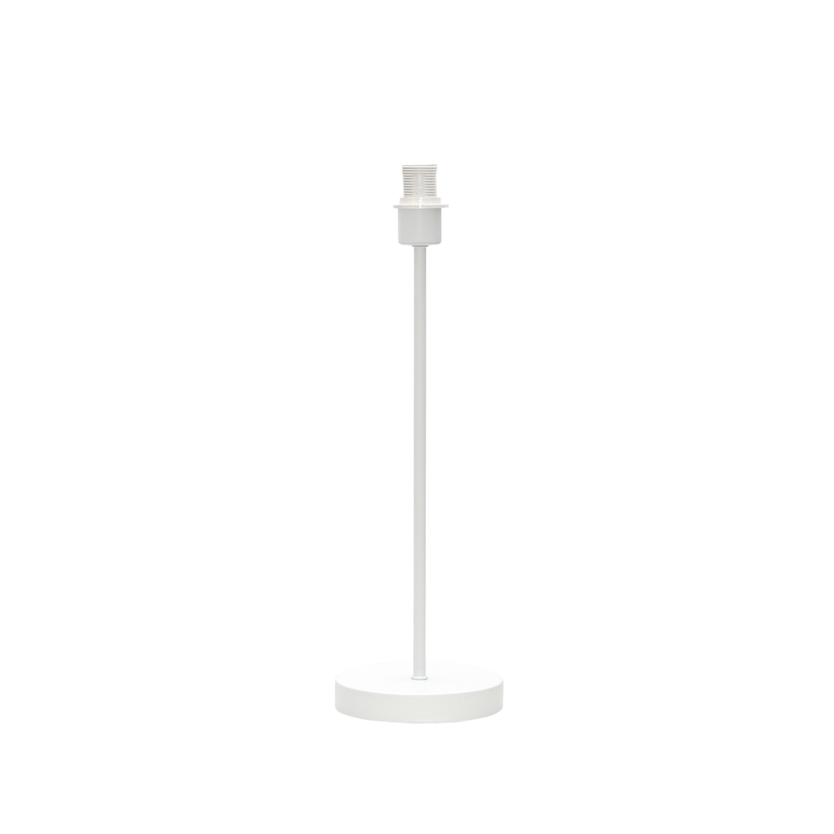 Armazón de Lámpara de Sobremesa Cara 47 cm Blanco E27 Fabrilamp - vista principal | Fabrilamp / Abrila · Ref. 20137S101