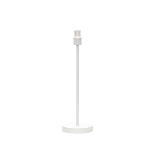 Armazón de Lámpara de Sobremesa Cara 47 cm Blanco E27 Fabrilamp - vista principal | Fabrilamp / Abrila · Ref. 20137S101