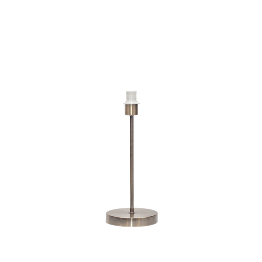 Armazón de Lámpara de Sobremesa Cara 33 cm E14 Cuero Fabrilamp - vista principal | Fabrilamp / Abrila · Ref. 20137SO14