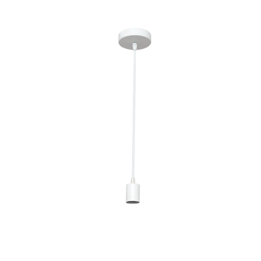 Armazón Colgante Cara 1xE27 Blanco Regulable Fabrilamp - vista principal | Fabrilamp / Abrila · Ref. 20139CO01