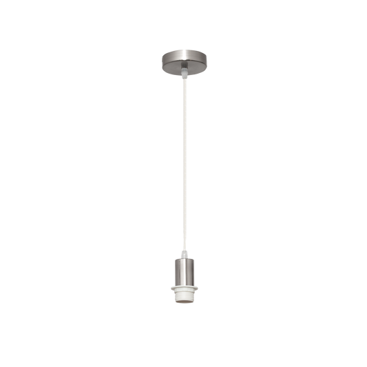 Armazón Colgante para Pantalla Cara 1xE27 Cromo Fabrilamp - vista principal | Fabrilamp / Abrila · Ref. 20139PA20