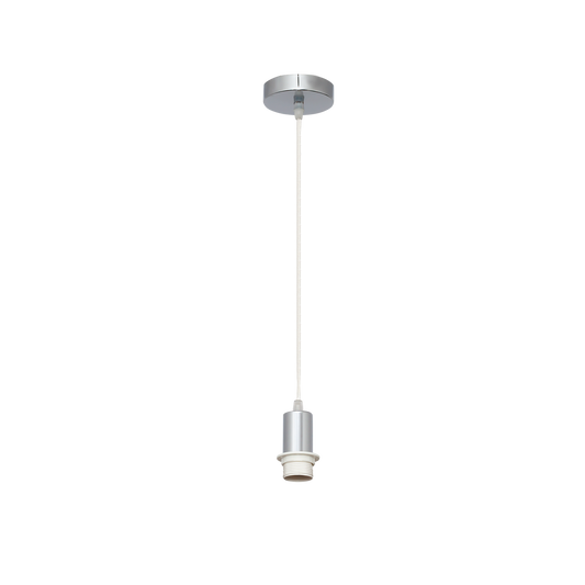 Armazón Colgante para Pantalla Cara 1xE27 Níquel Fabrilamp - vista principal | Fabrilamp / Abrila · Ref. 20139PA03