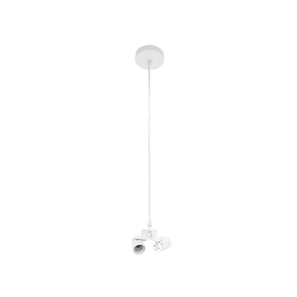 Armazón Colgante CARA 3xE27 Regulable hasta 85 cm Metal Fabrilamp