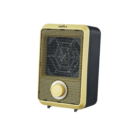 Termoventilador Eléctrico Portátil Carpe 600 W Amarillo/Negro Fabrilamp - vista principal | Fabrilamp / Abrila · Ref. 254716050