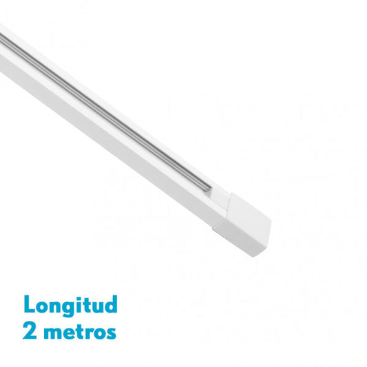 Carril Eléctrico para Focos Pindal 2 m Blanco Fabrilamp - vista principal | Fabrilamp / Abrila