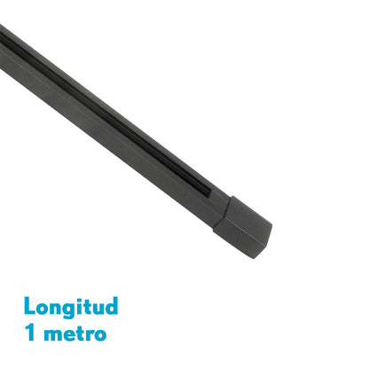 Carril para focos Pindal negro Fabrilamp / Abrila 1443CARRIL-1-NE