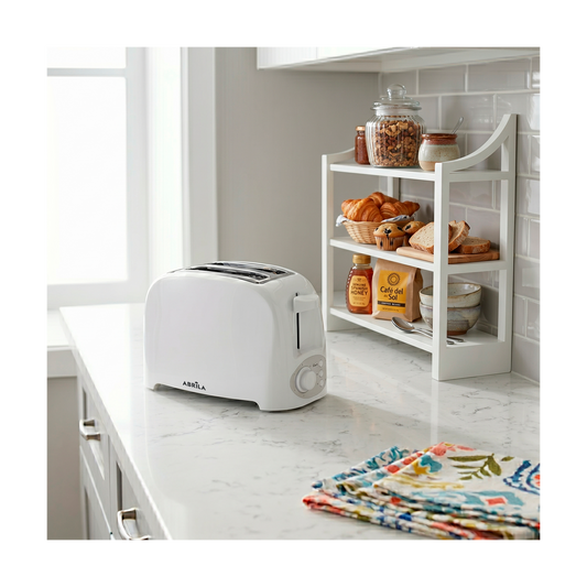 Tostador de Pan Carrion 750 W 2 Ranuras Blanco Fabrilamp - vista principal | Fabrilamp / Abrila · Ref. 264511751