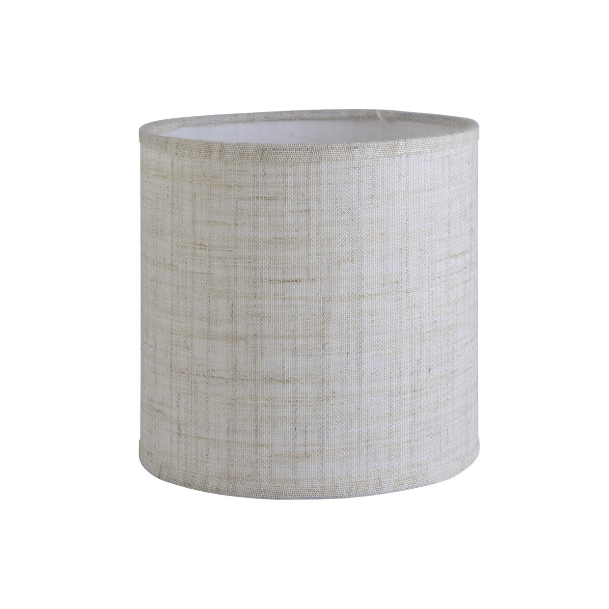 Pantalla cilíndrica lino tostado 40 cm ALEMAR - Vista principal