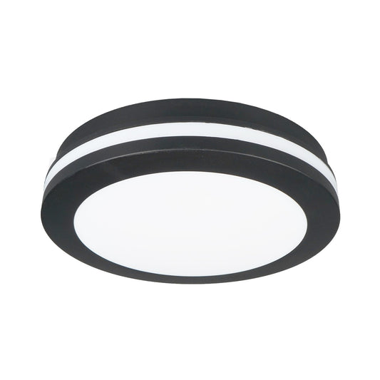 Plafón LED exterior Oristan negro 30cm ALEMAR - Vista principal regulable