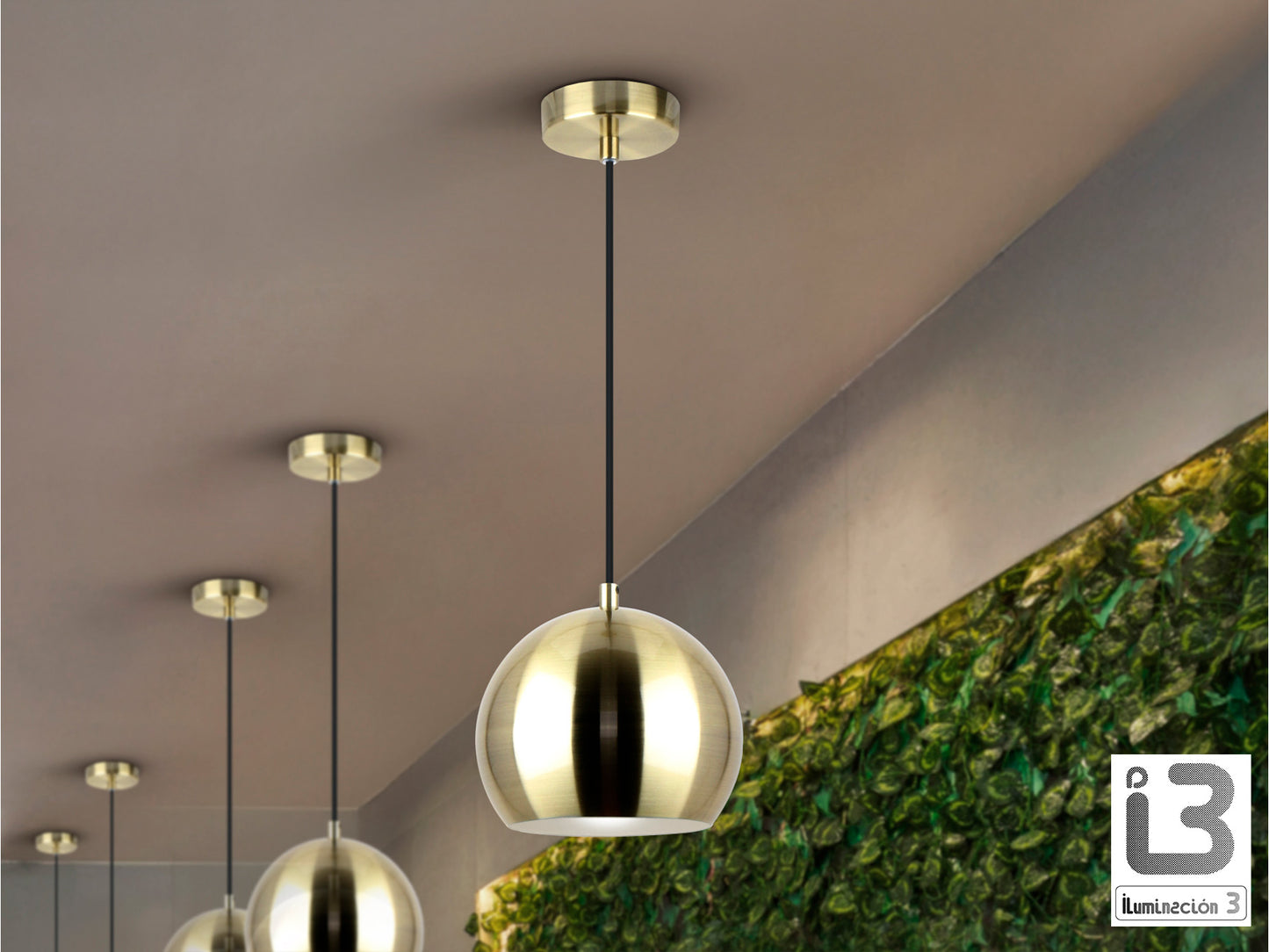 Lámpara Olena 1 Luz Latón Regulable - Schuller - 13697 - Vista 1