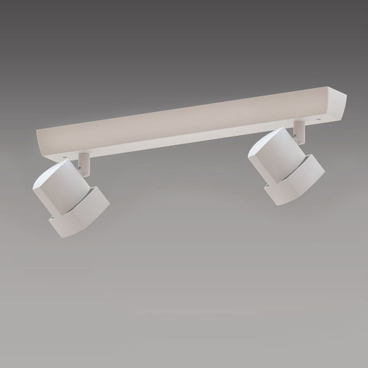 Regleta de techo Moka CristalRecord 002-2150-2-125 con focos orientables, ideal para iluminación versátil.