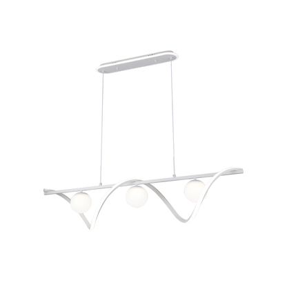 Lámpara Colgante LED Century 151 W Blanco con Mando Fabrilamp - vista principal | Fabrilamp / Abrila · Ref. 250192001
