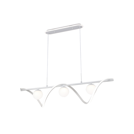 Lámpara Colgante LED Century 151 W Blanco con Mando Fabrilamp - vista principal | Fabrilamp / Abrila · Ref. 250192001
