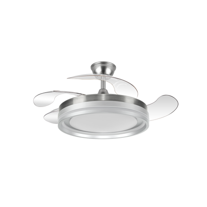 Ventilador de Techo Cerrato Níquel – vista principal · Ref. 208691303