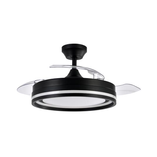 Ventilador de Techo con Luz Cerrato 107 cm Negro Fabrilamp - vista principal | Fabrilamp / Abrila · Ref. 208691309