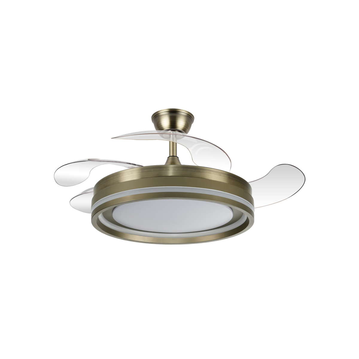 Ventilador de Techo Cerrato 107 cm Aspas Retráctiles Cuero Fabrilamp - vista principal | Fabrilamp / Abrila · Ref. 208691314