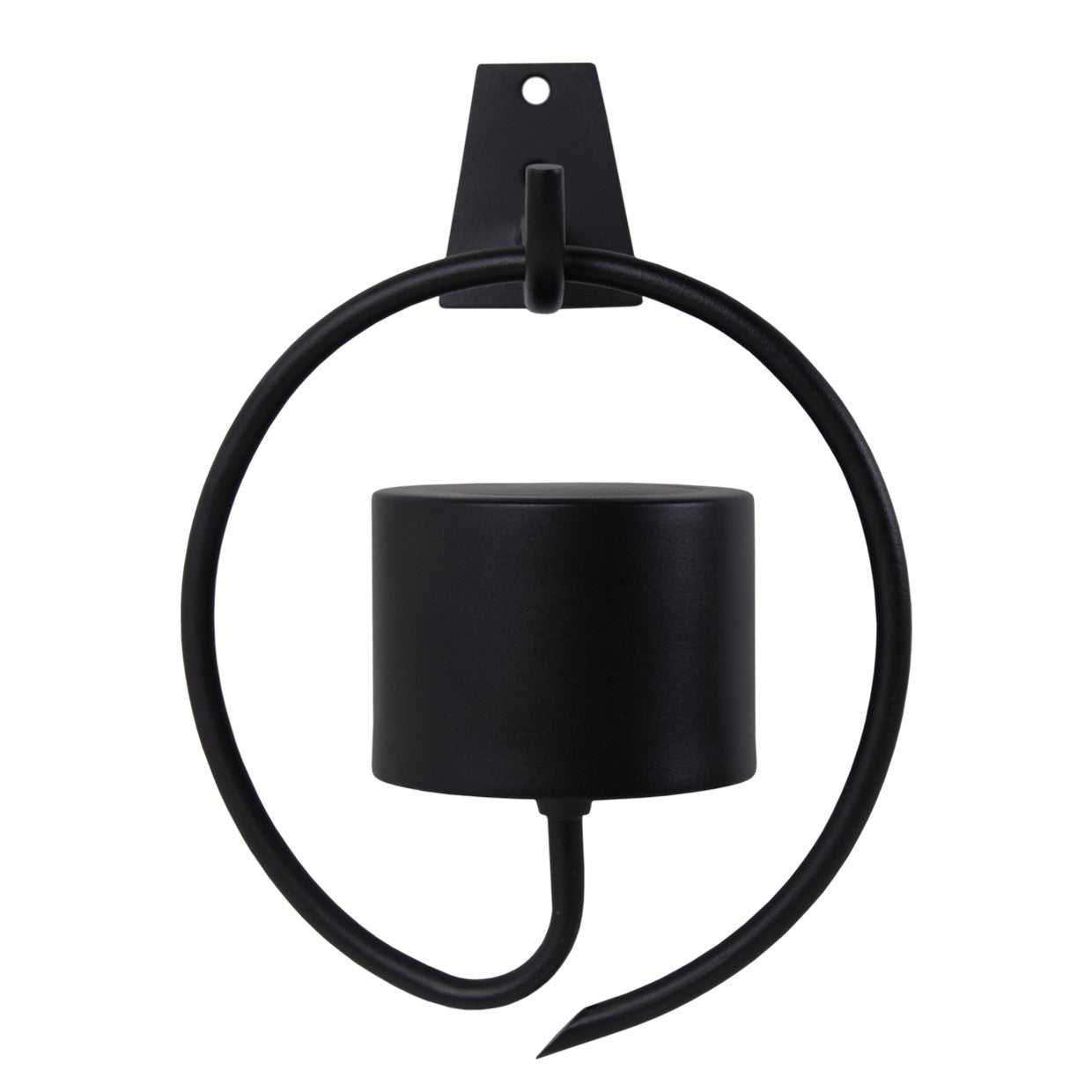 Aplique solar Bolano negro LED 5W regulable Alemar - Vista principal