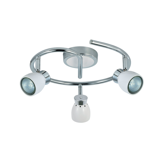Plafón de Techo Chacho 3 Focos GU10 Fabrilamp - vista principal | Fabrilamp / Abrila · Ref. 142453001