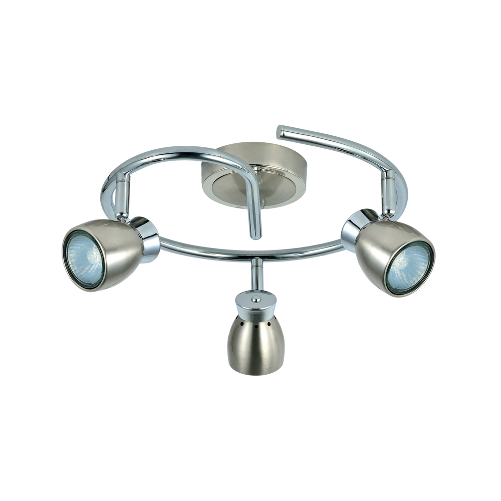 Plafón de Techo Chacho 3 Focos GU10 Fabrilamp