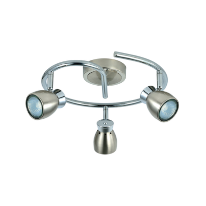 Plafón de Techo Chacho 3 Focos GU10 Fabrilamp - vista principal | Fabrilamp / Abrila · Ref. 142453003