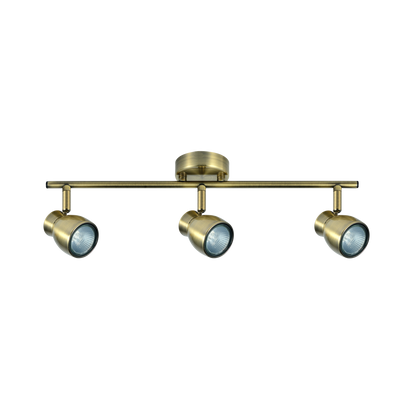 Regleta de 3 Focos Orientables Chacho GU10 Fabrilamp - vista principal | Fabrilamp / Abrila · Ref. 142493014
