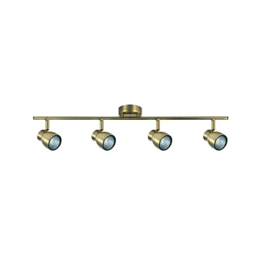 Regleta de Focos Orientables Chacho 4xGU10 Fabrilamp - vista principal | Fabrilamp / Abrila · Ref. 142494014