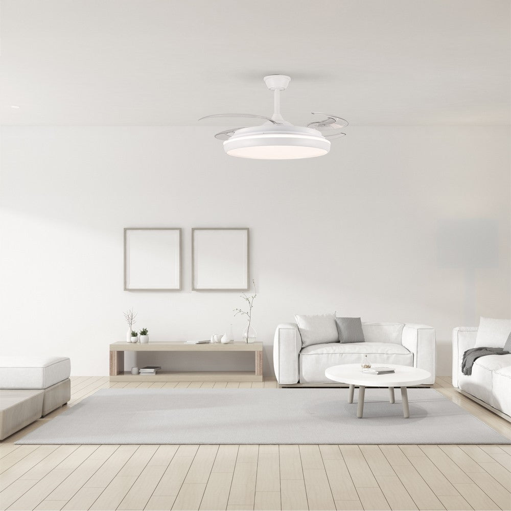 Ventilador Charly fabricado en Acero color Blanco