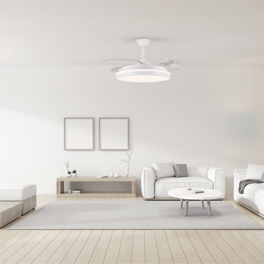 Ventilador Charly fabricado en Acero color Blanco