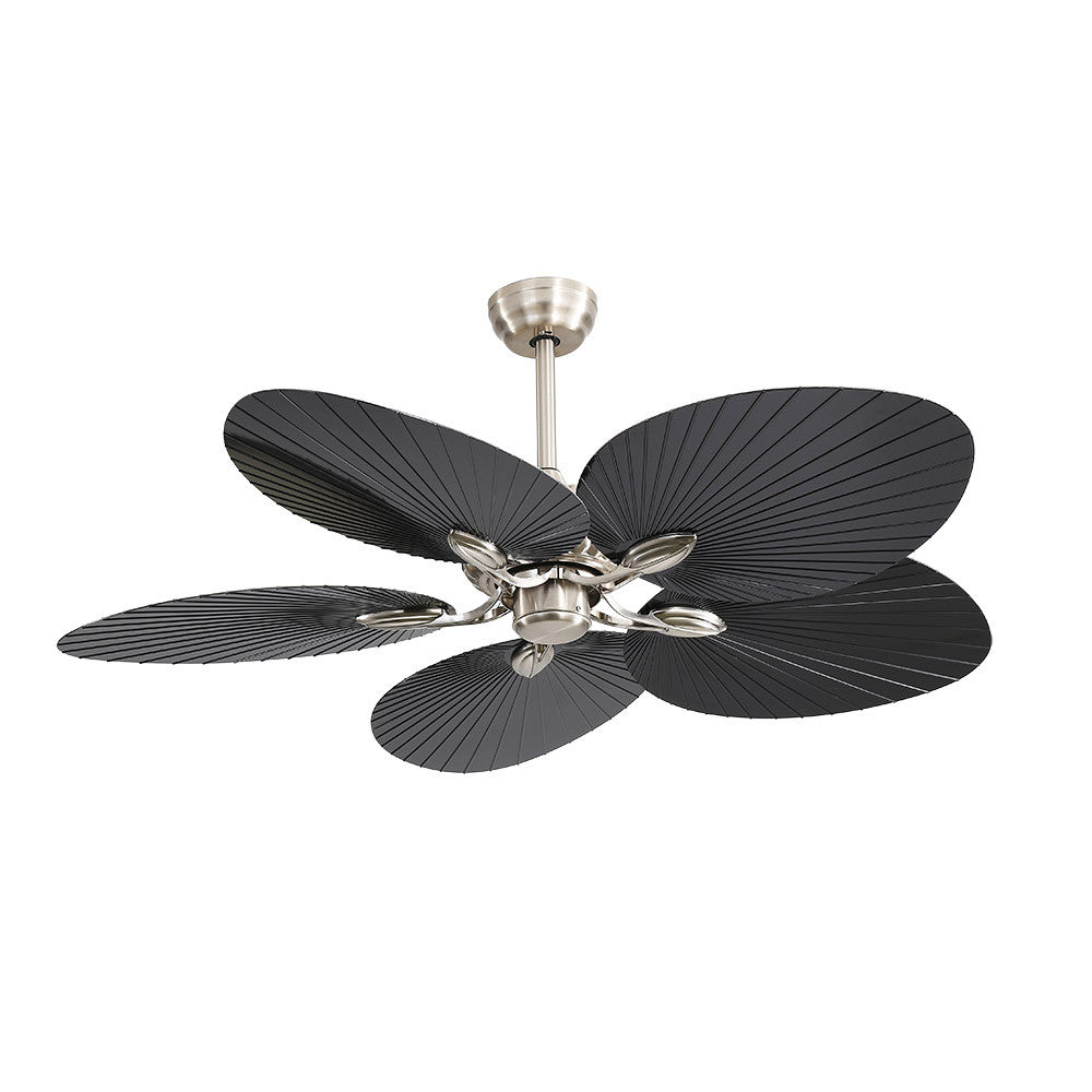 Ventilador de Techo con Luz LED Chaw 132 cm Níquel y Negro Fabrilamp - imagen 3 | Fabrilamp / Abrila · Ref. 173291534