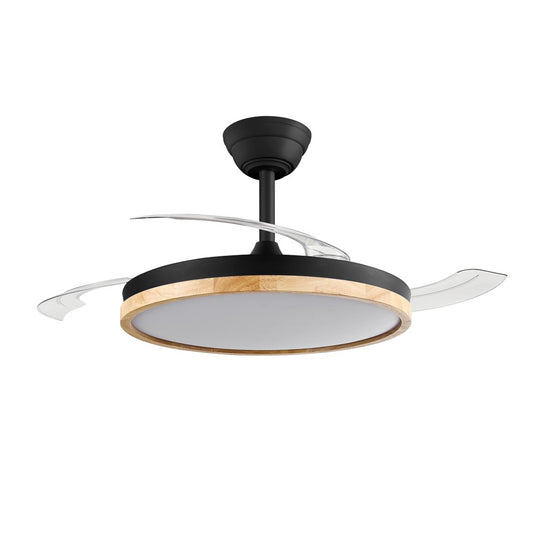 Ventilador Chief fabricado en Madera y metal color Negro