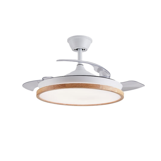 Ventilador Chief Blanco 36W LED CCT Aspas Retráctiles Ø 1060 mm CristalRecord - vista principal | CristalRecord