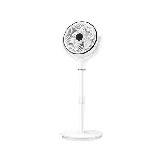 Ventilador de Pie Chorlito 40W Oscilación 3D Blanco Fabrilamp - vista principal | Fabrilamp / Abrila · Ref. 236641001
