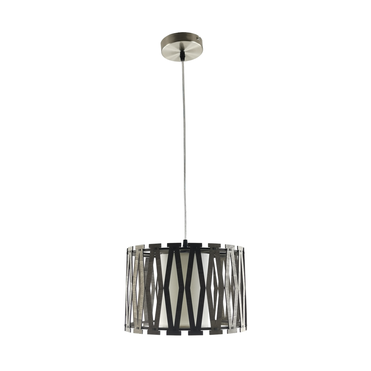 Lámpara Colgante Cipres 30 cm Madera Café E27 Fabrilamp - vista principal | Fabrilamp / Abrila · Ref. 156793002