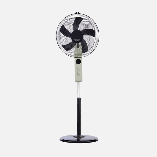 Ventilador de Pie Circus 45 W 43 cm Beis y Negro con Mando Fabrilamp - imagen 2 | Fabrilamp / Abrila · Ref. 207541015