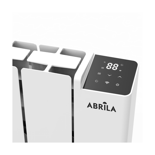 Emisor Térmico de Fluido City 1000W Blanco con WiFi Fabrilamp - vista principal | Fabrilamp / Abrila · Ref. 251011001