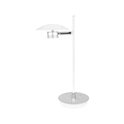 Lámpara de Sobremesa LED Ciudad del Cabo 6W Blanco y Plata Fabrilamp - vista principal | Fabrilamp / Abrila · Ref. 153671074