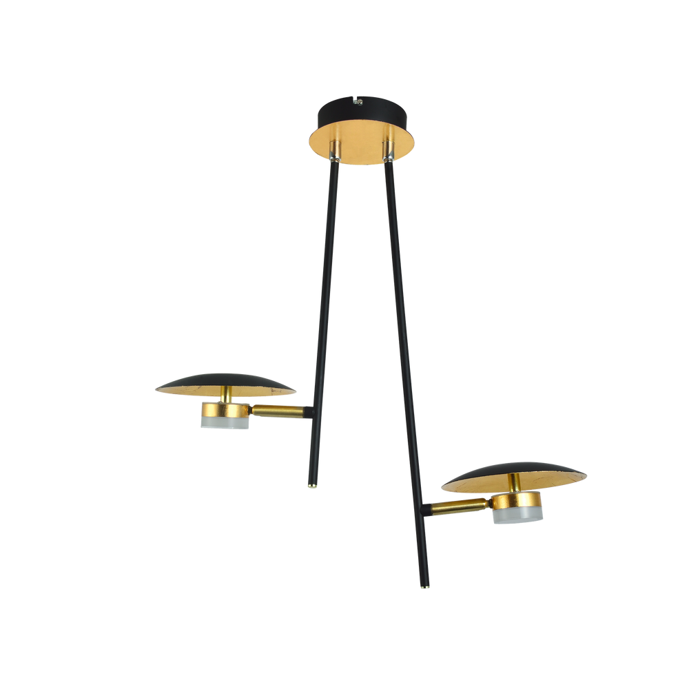Lámpara Colgante Ciudad del Cabo 2 Luces 12W LED Fabrilamp