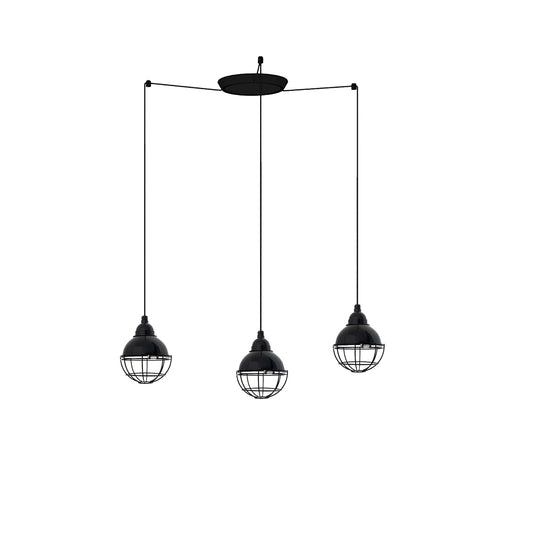 Colgante Moderno 6281 Negro – vista principal · Ref. 62802-3L