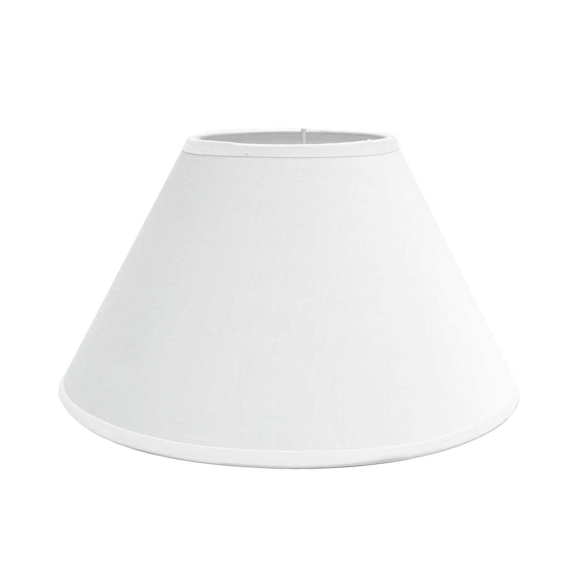 CLARA Pantalla Cónica Textil Blanca Fabrilamp - vista principal | Fabrilamp / Abrila · Ref. 157322501