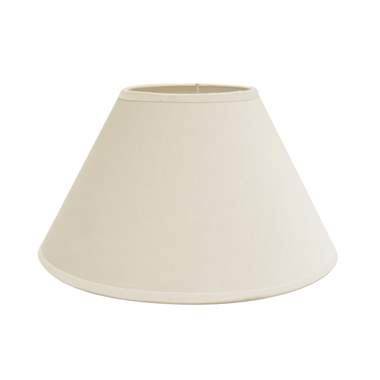 Pantalla Cónica Cerrada Clara 45 cm Beige Fabrilamp - vista principal | Fabrilamp / Abrila · Ref. 157324515