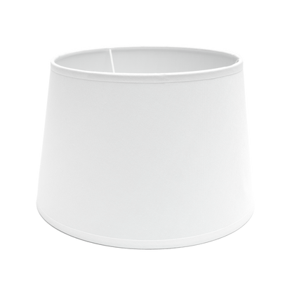 Pantalla Cónica Abierta Clara 40 cm Blanca Textil Fabrilamp - vista principal | Fabrilamp / Abrila · Ref. 157314001