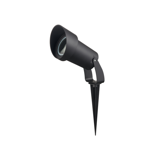 Baliza de Exterior Clavos 22,8 cm GU10 Negro IP65 Fabrilamp - vista principal | Fabrilamp / Abrila · Ref. 127671109